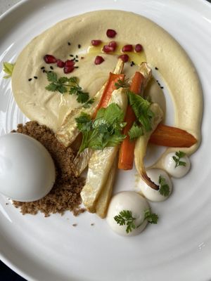 Hummus root veg  at Blumental in Berlin