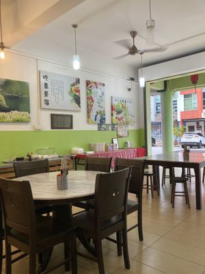 Nice clean restaurant   at Vege Good in Malacca
