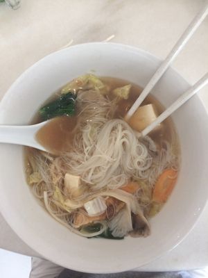 fish soup at Vege Good in Malacca