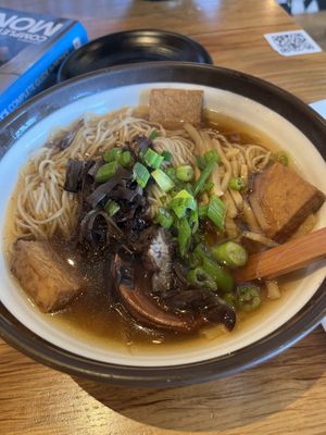 Vegan ramen with shio broth   at DOMU in Jacksonville