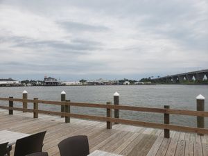View from the deck at Dock House in Chester