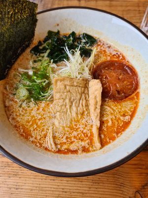 Spicy creamy miso ramen at Tokoton Ramen in South East London