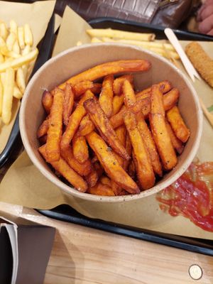 sweet potato fries at Holybox SKG in Thessaloniki