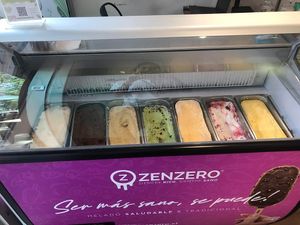 ice creams at Para Veganos in Santiago