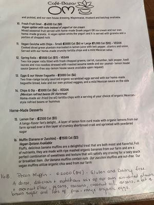  at Cafe-Bazar OM - temporarily closed in Monteverde