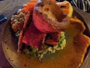 "Chicken" option at LD's Kitchen - The Black Heart in North West London