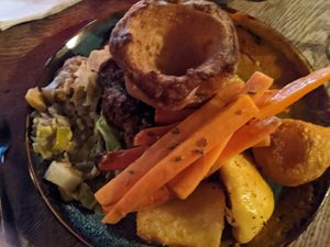 "Beef" option at LD's Kitchen - The Black Heart in North West London