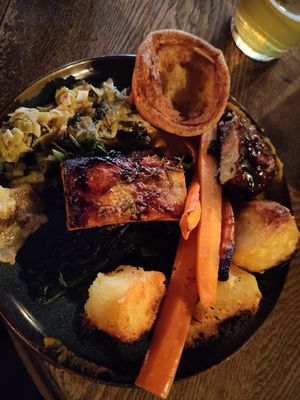 Pork Belly Roast at LD's Kitchen - The Black Heart in North West London