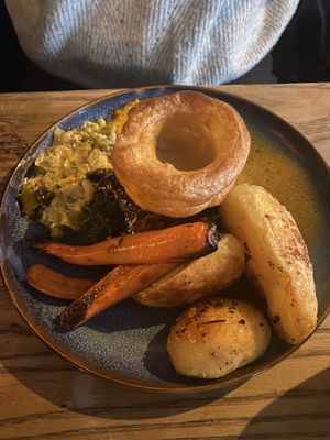 Roast Mocken Breast #Veganuary at LD's Kitchen - The Black Heart in North West London
