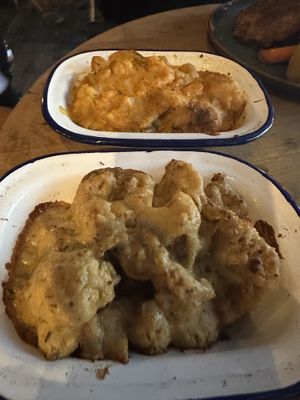 cheesy cauliflower and smoky cauliflower  at LD's Kitchen - The Black Heart in North West London