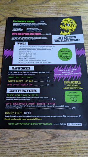  at LD's Kitchen - The Black Heart in North West London