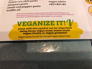 Veganize it!!! at Two Boots Pizza - UES in New York City