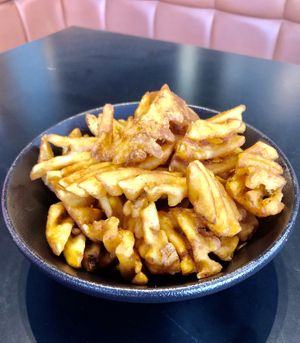 Waffle fries  at Emmy Squared Pizza - Yas Bay in Abu Dhabi