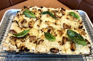 Confit garlic and onion  at Emmy Squared Pizza - Yas Bay in Abu Dhabi