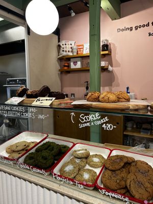 fresh counter!  at Ovgo Baker - Nijo St in Kyoto