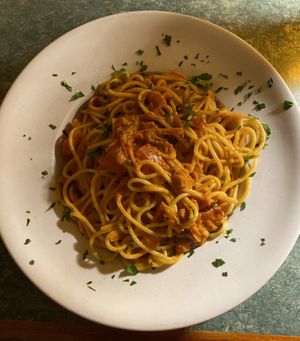 Spaghetti al Fantasia  at Spaghetteria Aquino in Regensburg