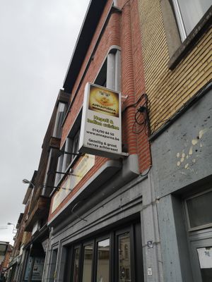 Outside at Annapurna in Leuven