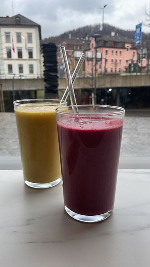 Tropical & After Monday Smoothies #Veganuary at Café Brühbar  in Baden