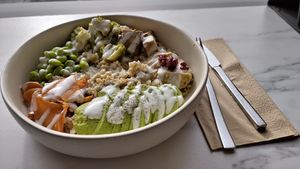 Protein Bowl at Café Brühbar  in Baden