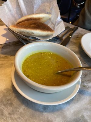 Lentil soup at Olive & Lime Cafe in Columbus