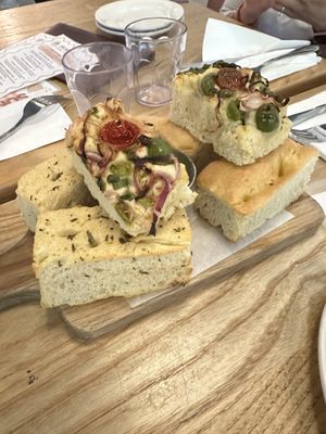 Bread Sampler (vegan)  at Pasta Louise in Brooklyn