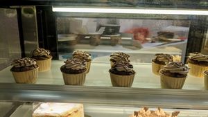 Vegan Cupcakes at Seva Cafe in Central Singapore