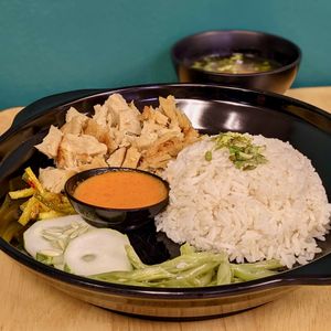 Chicken Rice at Seva Cafe in Central Singapore