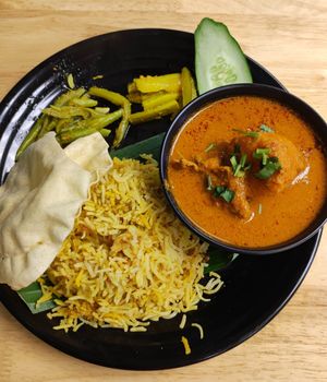 Nasi Briyani at Seva Cafe in Central Singapore