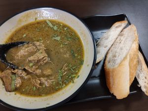 Kambing (mock mutton) soup at Seva Cafe in Central Singapore