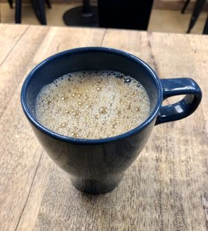 Oat milk coffee  at Seva Cafe in Central Singapore