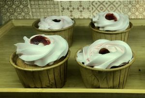 Cupcakes  at Seva Cafe in Central Singapore