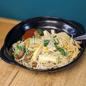 Vegan Hokkien Mee at Seva Cafe in Central Singapore