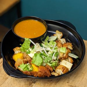 Vegan Indian Rojak at Seva Cafe in Central Singapore