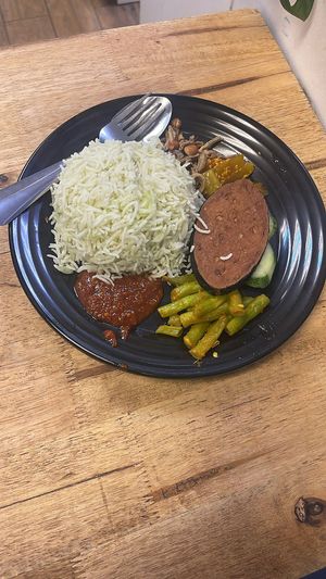 Nasi Lemak ~ 21/7/24 at Seva Cafe in Central Singapore