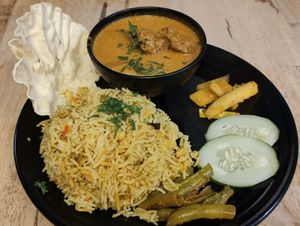 Nasi Briyani at Seva Cafe in Central Singapore