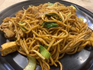 Mee Goreng  at Seva Cafe in Central Singapore