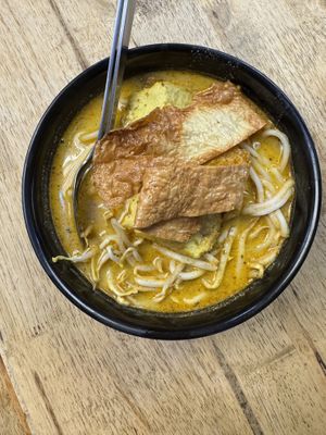 Vegan Laksa   at Seva Cafe in Central Singapore