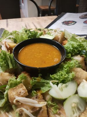 Nice  Indian Rojak 😋😋 at Seva Cafe in Central Singapore