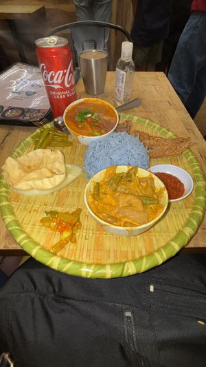 Vegan Nasi Padang, very delicious!!  at Seva Cafe in Central Singapore
