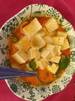 Panama Tofu   at Pit Thai Food in Phuket