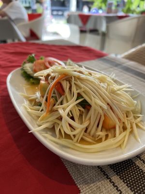 Papaya salad  at Pit Thai Food in Phuket