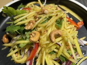 Mango salad  at VegeDelight 波羅蜜養生素食 in Toronto