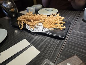 Mushrooms at VegeDelight 波羅蜜養生素食 in Toronto