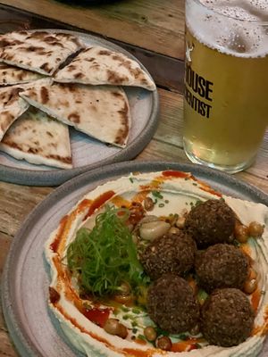 5 small falafels   at Madhouse in Budapest