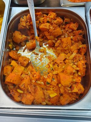 Sweet potato at Everest Curry King in South East London