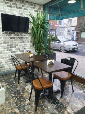 Seating at Everest Curry King in South East London