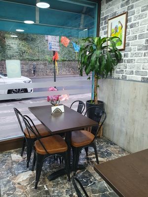 Seating at Everest Curry King in South East London