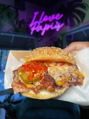 Oh burger  at Papi Smash Burger in Orlando