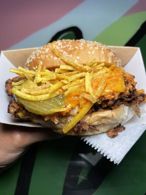 Burger  at Papi Smash Burger in Orlando