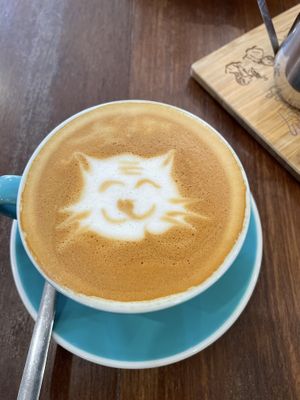 Latte   at Tan Tribe cafe in Ao Nang